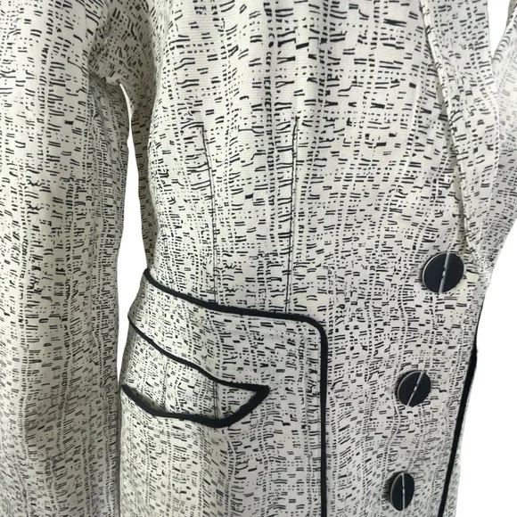 Cabi Black and White Carol Anderson By Invitation Code Blazer Jacket Nwt - Picture 11 of 16